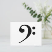 Carte postale Bass Clef (Debout devant)