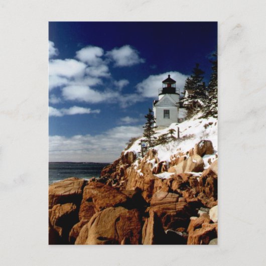 Carte Postale Bass Harbor Headlight Postcard - 1 (Devant)