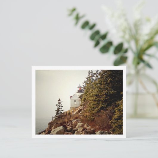 Carte Postale Bass Harbour Head Light (Debout devant)