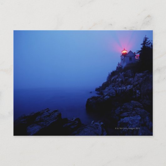 Carte Postale Bass Harbour Head Light, Mount Desert Island, (Devant)