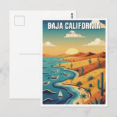 Carte Postale Basse-Californie (Devant / Derrière)