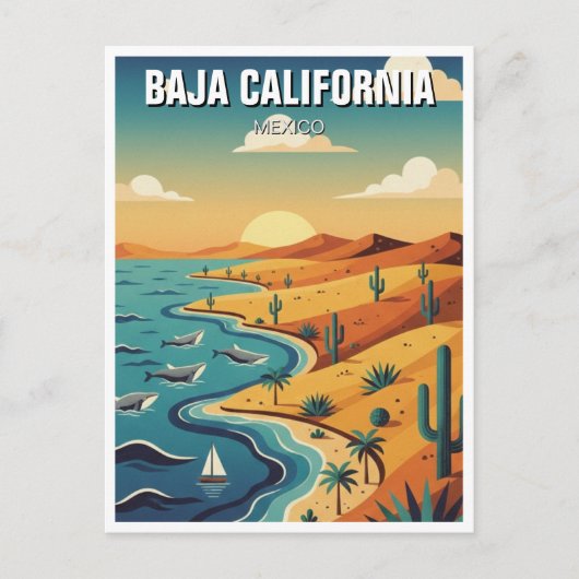 Carte Postale Basse-Californie (Devant)