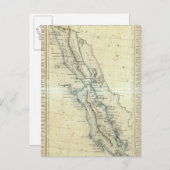 Carte Postale Basse-Californie, Mexique (Devant / Derrière)