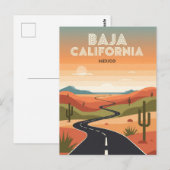 Carte Postale Basse Californie Mexique Voyage (Devant / Derrière)