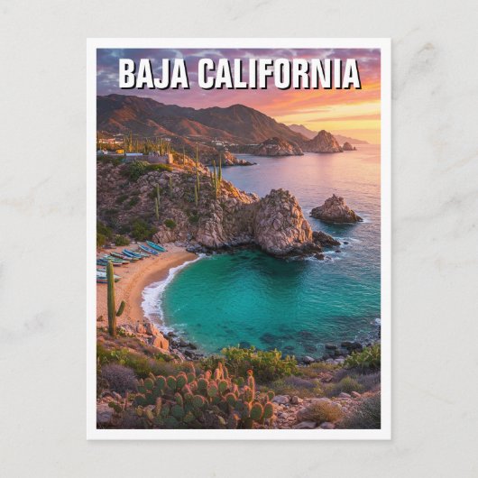 Carte Postale Basse Californie Mexique Voyage (Devant)