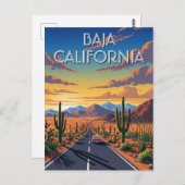 Carte Postale Basse Californie Mexique Voyage (Devant / Derrière)