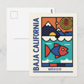 Carte Postale Basse-Californie moderne (Devant / Derrière)