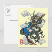 Carte Postale basse de dragon (Devant / Derrière)