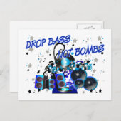 Carte Postale Basse de largage pas les bombes (Devant / Derrière)