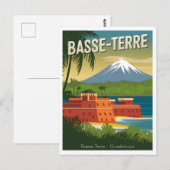 Carte Postale Basse-Terre Guadeloupe vintage (Devant / Derrière)
