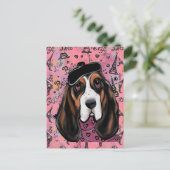 Carte Postale Basset Hound (Debout devant)