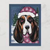 CARTE POSTALE BASSET HOUND (Devant)