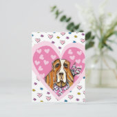 Carte Postale Basset Hound (Debout devant)