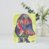 Carte Postale Basset Hound (Debout devant)