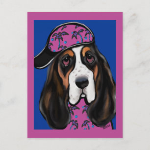 Carte Postale Basset Hound