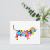 Carte Postale Basset Hound (Debout devant)