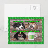 Carte Postale Basset Hound Arrêter De Regarder Ma (Devant / Derrière)