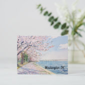 Carte Postale Bassin de marée de Washington DC (Debout devant)