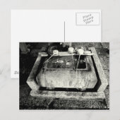 Carte Postale Bassin de pierre et Eau (Devant / Derrière)