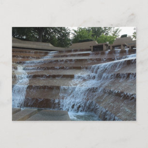 Carte Postale Bassin d'eau actif - Fort Worth Water Garden # 30