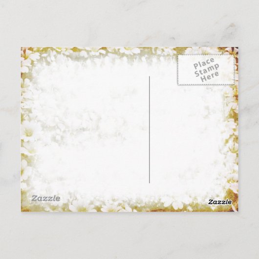 Carte Postale Bassins améliorés Floral (Dos)