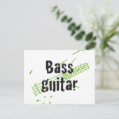 Carte Postale bassiste (Debout devant)