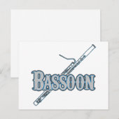Carte Postale Basson (Devant / Derrière)
