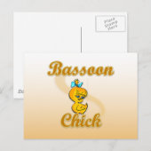 Carte Postale Basson Chick (Devant / Derrière)