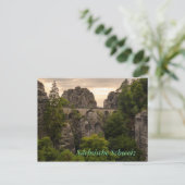 Carte Postale Bastei Brücke (Debout devant)