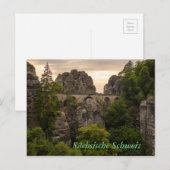 Carte Postale Bastei Brücke (Devant / Derrière)