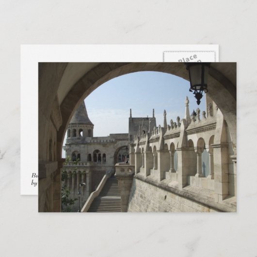 Carte Postale Bastion des pêcheurs (Devant / Derrière)