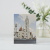 Carte Postale Bastion des pêcheurs, Budapest (Debout devant)