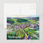 Carte Postale Bastogne Belgique (Devant / Derrière)