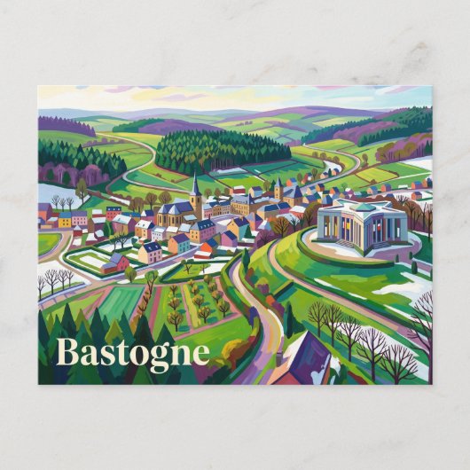Carte Postale Bastogne Belgique (Devant)