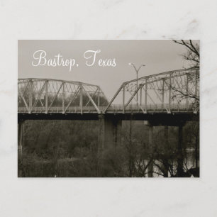 Carte Postale Bastrop Texas Iron Bridge