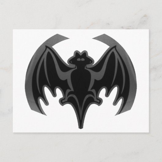 Carte Postale Bat Black Inv Le MUSÉE Zazzle Cadeaux (Devant)