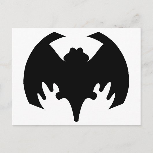 Carte Postale Bat Black Le MUSÉE Zazzle Cadeaux (Devant)