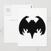 Carte Postale Bat Black Le MUSÉE Zazzle Cadeaux (Devant / Derrière)