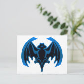Carte Postale Bat Bleu Le MUSÉE Zazzle Cadeaux (Debout devant)