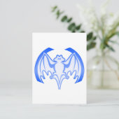 Carte Postale Bat Blue Inv Le MUSÉE Zazzle Cadeaux (Debout devant)