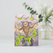 Carte postale Bat & Cauldron (Debout devant)