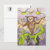 Carte postale Bat & Cauldron (Devant / Derrière)