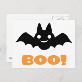 Carte Postale Bat d'Halloween (Devant / Derrière)
