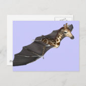 Carte Postale Bat Giraffe Hybrid (Devant / Derrière)