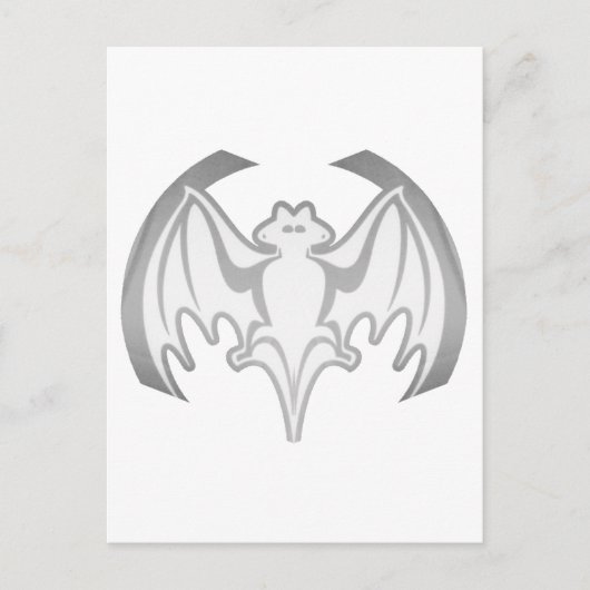 Carte Postale Bat Gray Inv Le MUSÉE Zazzle Cadeaux (Devant)