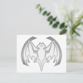 Carte Postale Bat Gray Inv Le MUSÉE Zazzle Cadeaux (Debout devant)