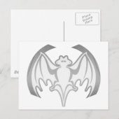Carte Postale Bat Gray Inv Le MUSÉE Zazzle Cadeaux (Devant / Derrière)