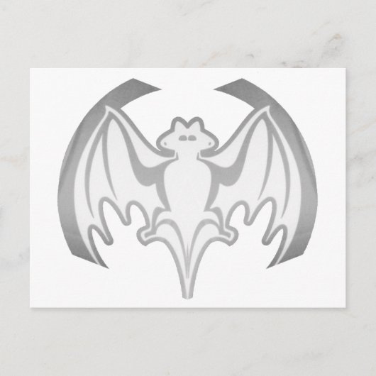 Carte Postale Bat Gray Inv Le MUSÉE Zazzle Cadeaux (Devant)