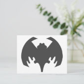 Carte Postale Bat Grey Le MUSÉE Zazzle Cadfts (Debout devant)