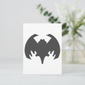 Carte Postale Bat Grey Le MUSÉE Zazzle Cadfts (Debout devant)